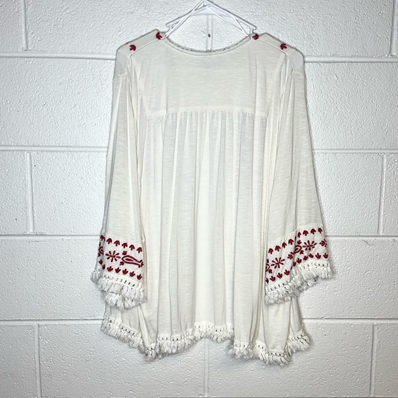 < Knox Rose Boho Embroidered Cardigan Size Medium > - Picture 4 of 4